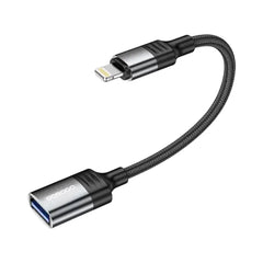A Photo Of Porodo Lightning OTG Wire - Black