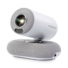 A Photo Of Porodo Lumacast - Smart Full HD Projector Auto Focus & Keystone