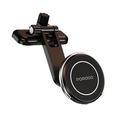 A Photo Of Porodo MagSpin Magnetic Phone Holder - Black