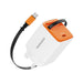 A Small Photo Of Porodo Tezpatro 65W GaN Charger with USB-C Retractable Cable's Color Variant