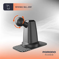 Porodo Vacuum & Adhesive Magnetic Car Mount