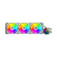 A Photo Of Cougar Poseidon Elite - ARGB AIO Liquid Cooler – High Performance CPU Cooling with Brilliant ARGB Lighting and Efficient Cooling Technology