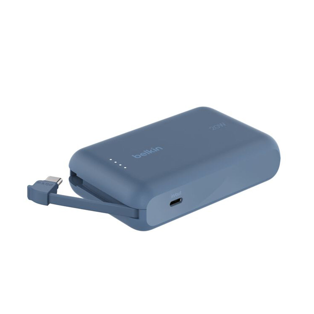 A Photo Of Belkin 10,000mAh Power Bank with Integrated USB-C Cable