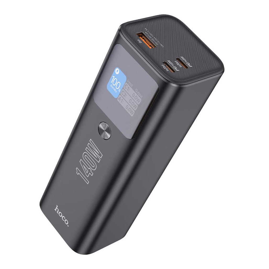 A Photo Of Hoco Q17 PD140W Fast Charging Power Bank – 25000mAh Capacity with 140W Output, Aluminum Alloy Design