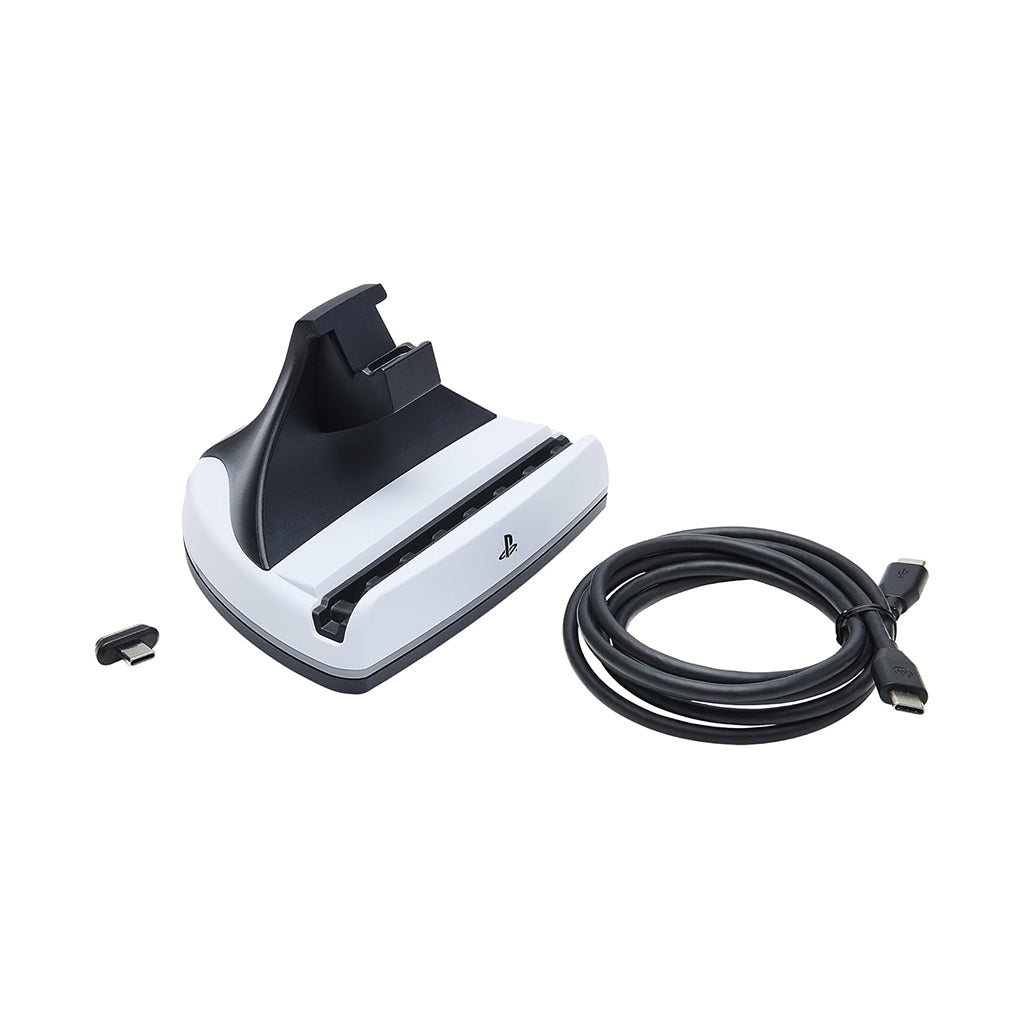 A Photo Of PowerA Charging Station for PlayStation Portal Remote Player – RGB Dock with Lumectra Lighting & Magnetic USB-C – Official PS5 Accessory
