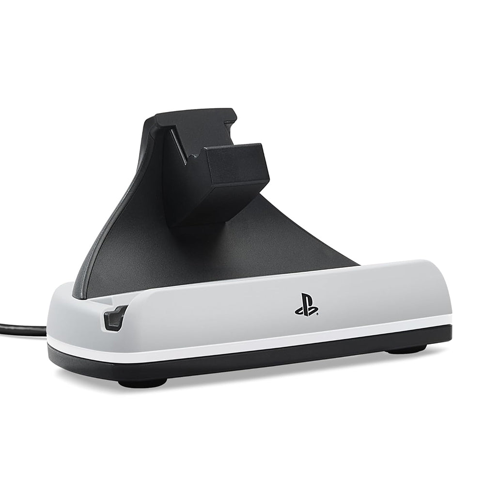 A Photo Of PowerA Charging Station for PlayStation Portal Remote Player – RGB Dock with Lumectra Lighting & Magnetic USB-C – Official PS5 Accessory