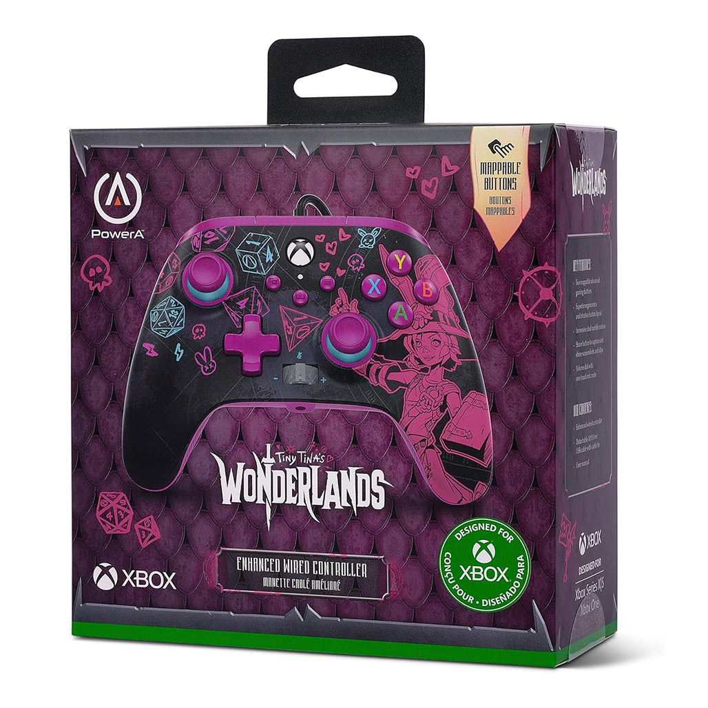 A Photo Of PowerA Enhanced Wired Controller for Xbox Series X|S - Tiny Tina's Wonderlands