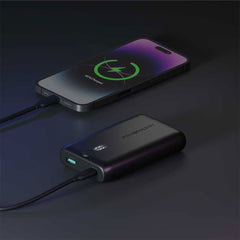 A Photo Of Powerology Onyx 10050mAh PD 35W Power Bank - Compact and Fast Charging with Digital Display