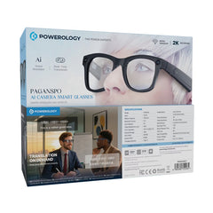 A Photo Of Powerology Paganspo AI Camera Smart Glasses