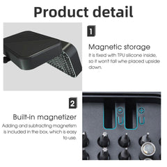 A Photo Of Precision Screwdriver Set 150 Pieces - CRV-117 | 130-in-1 CR-V Screwdriver Kit with 117 Magnetic Bits for Laptop and Electronic Repair