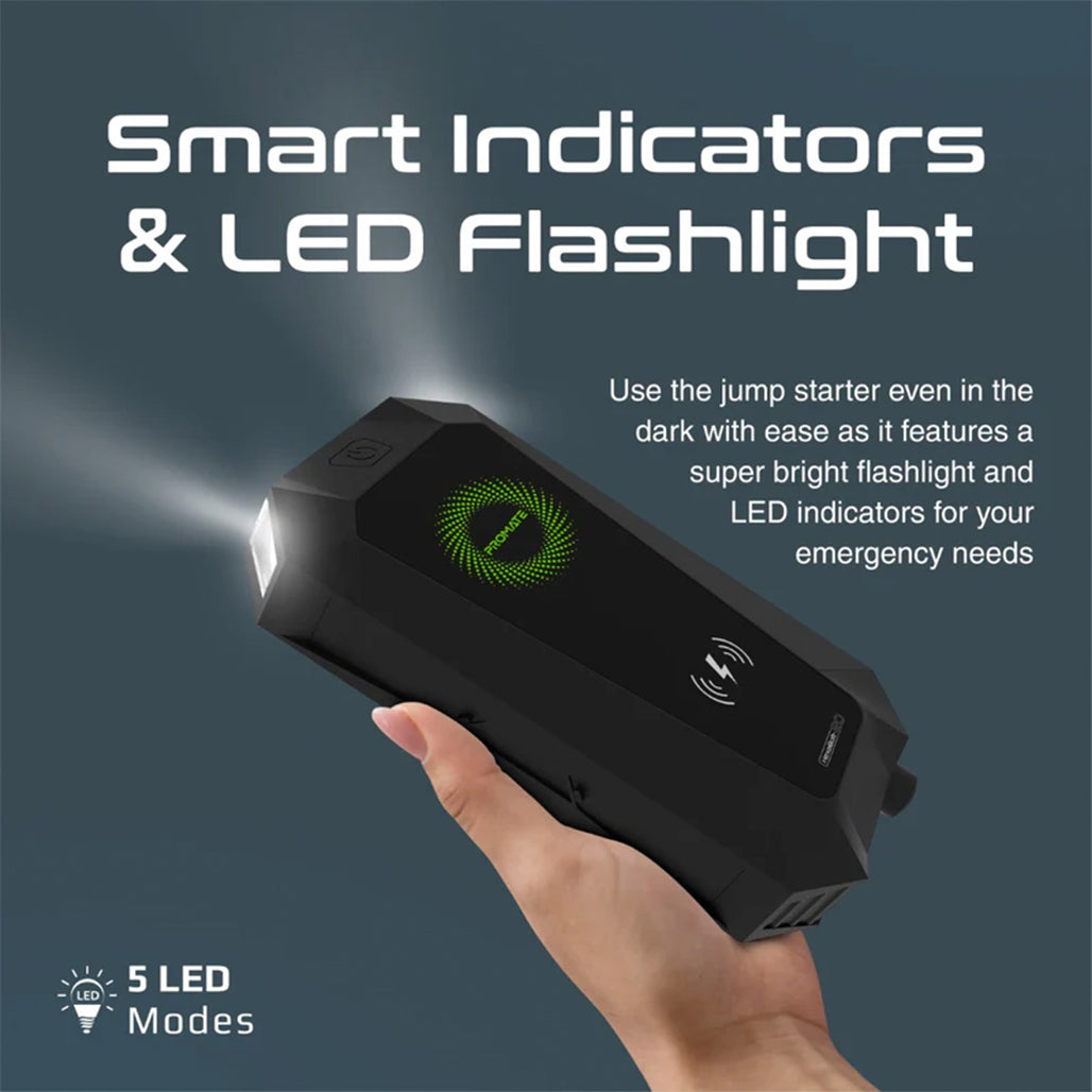 A Photo Of Promate 1500A/12V Car Jump Starter Power Bank