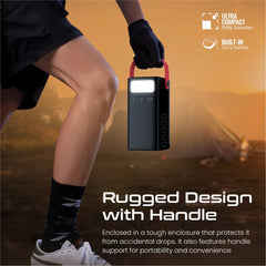 A Photo Of Promate PowerMine-80 - 80000mAh High-Capacity 65W Fast-Charging Power Pack with LED Light
