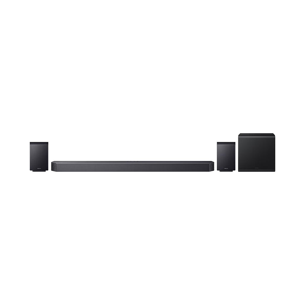 A Photo Of Samsung Q-series Soundbar HW-Q930F 9.1.4 ch Subwoofer & Rear Speaker