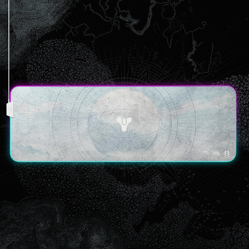 A Photo Of SteelSeries QCK PRISM XL Destiny Edition Gaming Mouse Pad | RGB Illumination & Exclusive In-Game Item | 5451946