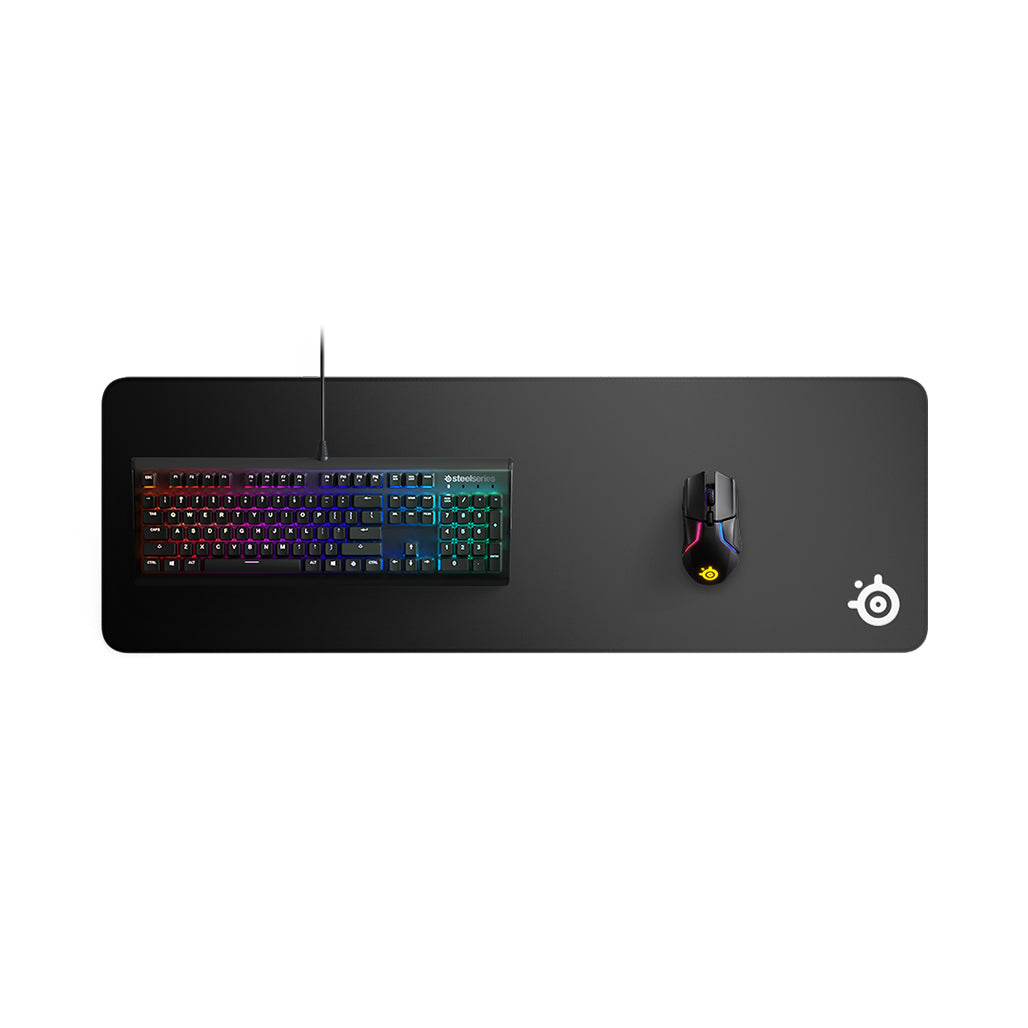 A Photo Of SteelSeries QcK Edge XL Gaming Mousepad – Extended Durability, Precision Tracking, and Non-Slip Base