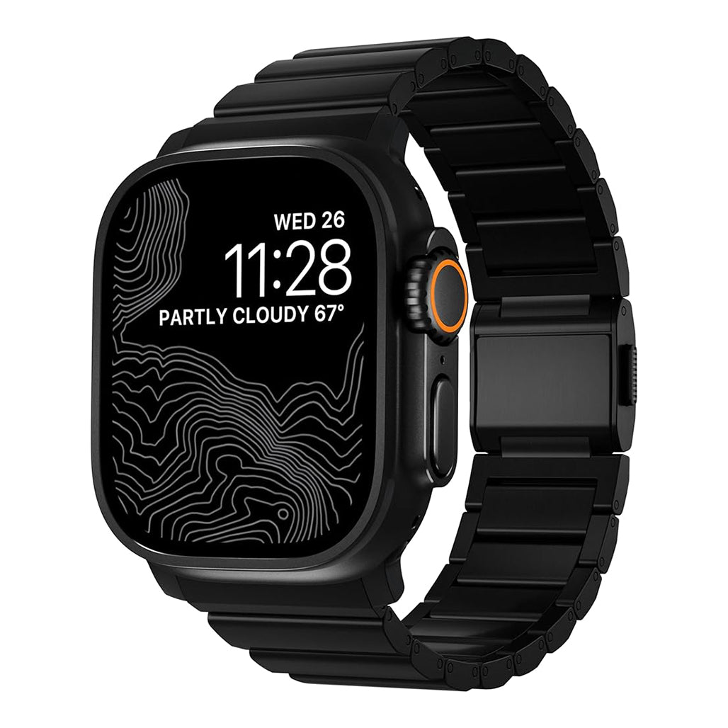 A Photo Of Redefine Magnetic Stainless Steel & Silicone Rugged Band for Apple Watch 44–49 mm