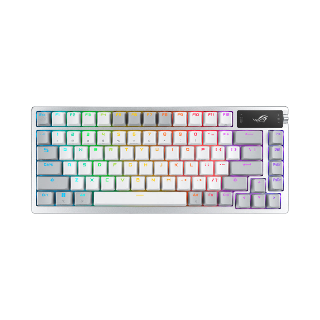 A Photo Of Asus M701 ROG Azoth - 75% TKL Wireless Mechanical Gaming Keyboard with OLED Display