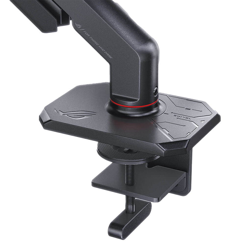 A Photo Of ASUS ROG Ergo Monitor Arm AAS01 – Adjustable Gaming Monitor Mount with Cable Management, VESA Compatibility, and Durable Mechanical Spring System