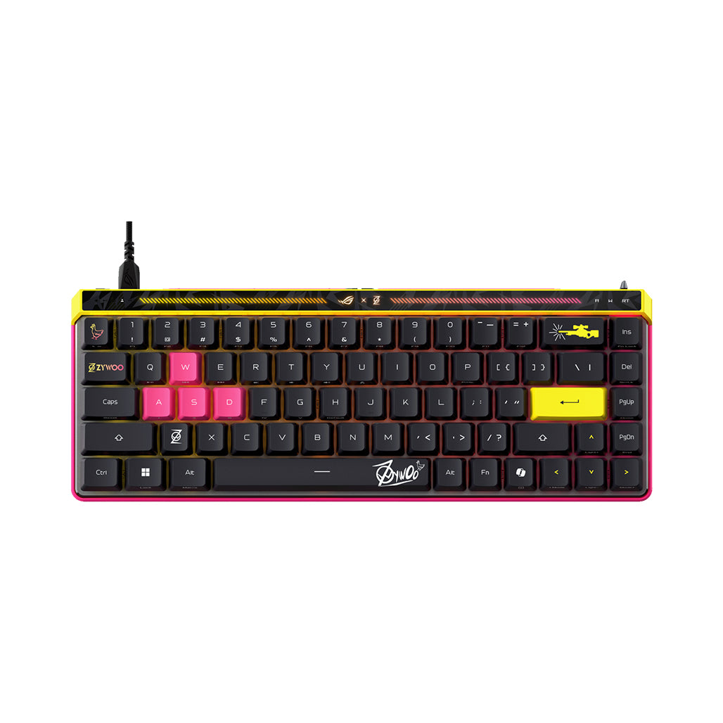A Photo Of Asus ROG Falchion Ace HFX ZywOo Edition - 65% Analog Gaming Keyboard
