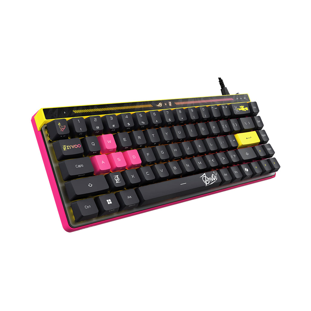 A Photo Of Asus ROG Falchion Ace HFX ZywOo Edition - 65% Analog Gaming Keyboard