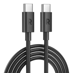 A Photo Of RAVPower RP-CB1022 USB-C to USB-C Charging Cable – 60W Fast Charging, 2M Extra-Long Durable TPE Cable for iPhone 16 Series, iPad Pro, Galaxy S24, Pixel 8 & More