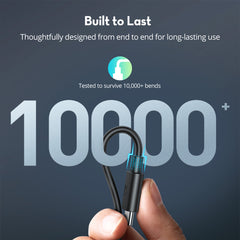 A Photo Of RAVPower RP-CB1022 USB-C to USB-C Charging Cable – 60W Fast Charging, 2M Extra-Long Durable TPE Cable for iPhone 16 Series, iPad Pro, Galaxy S24, Pixel 8 & More