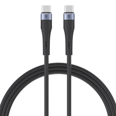 A Photo Of RAVPower RP-CB1038 BK USB-C to USB-C Cable 60W – 1M Fast Charging Liquid Silicone Cord, Ultra-Durable 20,000+ Bends