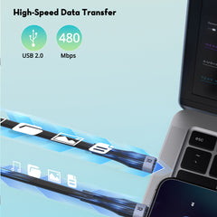 A Photo Of RAVPower RP-CB1038 BK USB-C to USB-C Cable 60W – 1M Fast Charging Liquid Silicone Cord, Ultra-Durable 20,000+ Bends