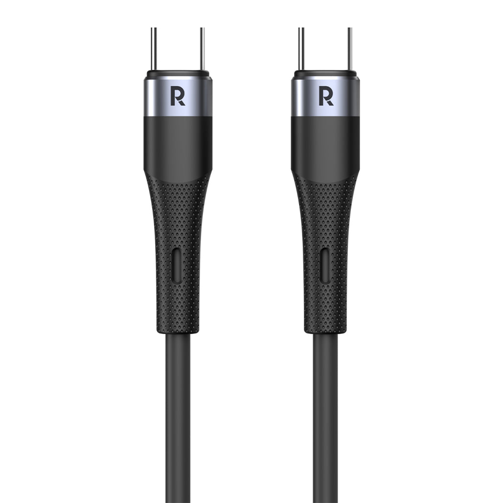 A Photo Of RAVPower RP-CB1038 BK USB-C to USB-C Cable 60W – 1M Fast Charging Liquid Silicone Cord, Ultra-Durable 20,000+ Bends
