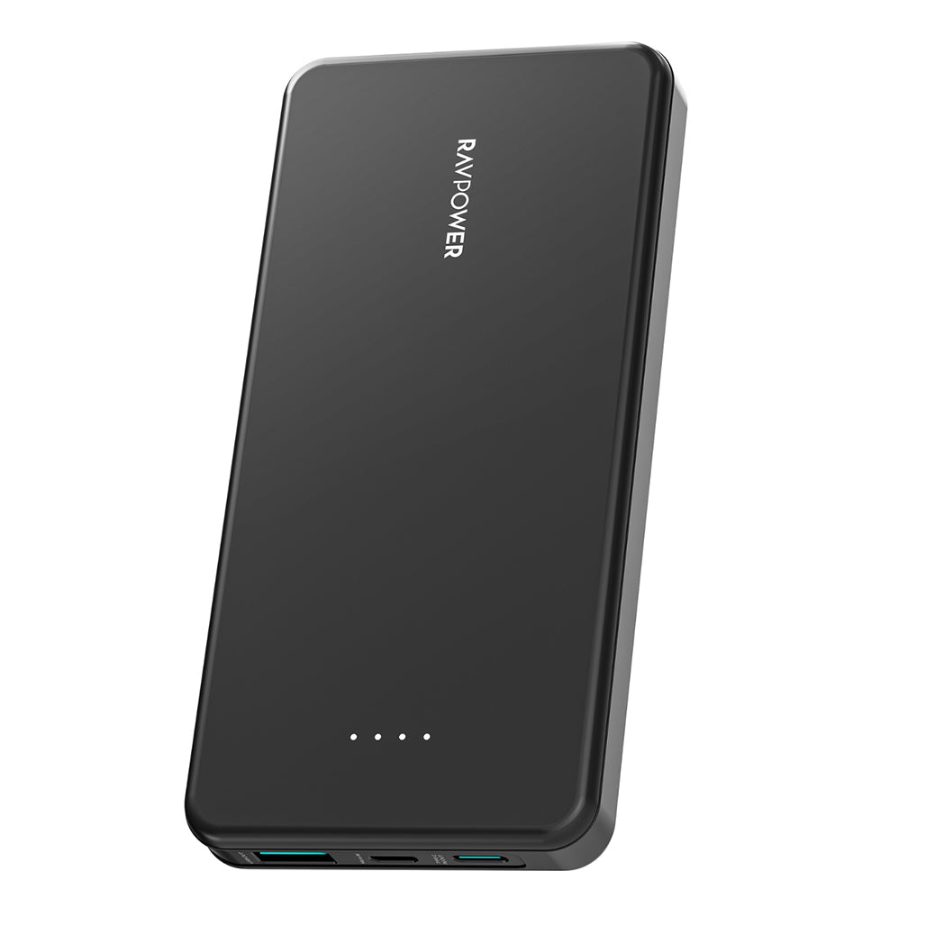 A Photo Of RAVPower RP-PB1215 10,000mAh USB-C Power Bank – Compact Fast Charger with Dual Input & Output for iPhone, Samsung & Tablets