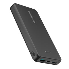 A Photo Of RAVPower RP-PB1215 10,000mAh USB-C Power Bank – Compact Fast Charger with Dual Input & Output for iPhone, Samsung & Tablets