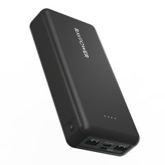 A Photo Of RAVPower RP-PB1216 20,000mAh Portable Power Bank – USB-C Two-Way Charging, Dual USB-A, High-Capacity Charger