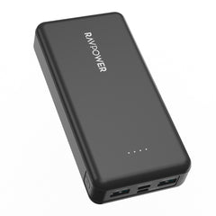 A Photo Of RAVPower RP-PB1216 20,000mAh Portable Power Bank – USB-C Two-Way Charging, Dual USB-A, High-Capacity Charger