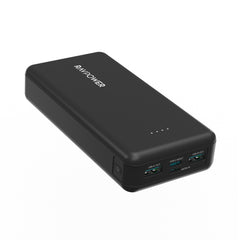 A Photo Of RAVPower RP-PB1216 20,000mAh Portable Power Bank – USB-C Two-Way Charging, Dual USB-A, High-Capacity Charger