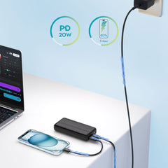 A Photo Of RAVPower RP-PB1229 20000mAh USB-C Power Bank – 22.5W Fast Charging, 20W PD, Triple Port, Portable Charger for iPhone, Samsung, iPad