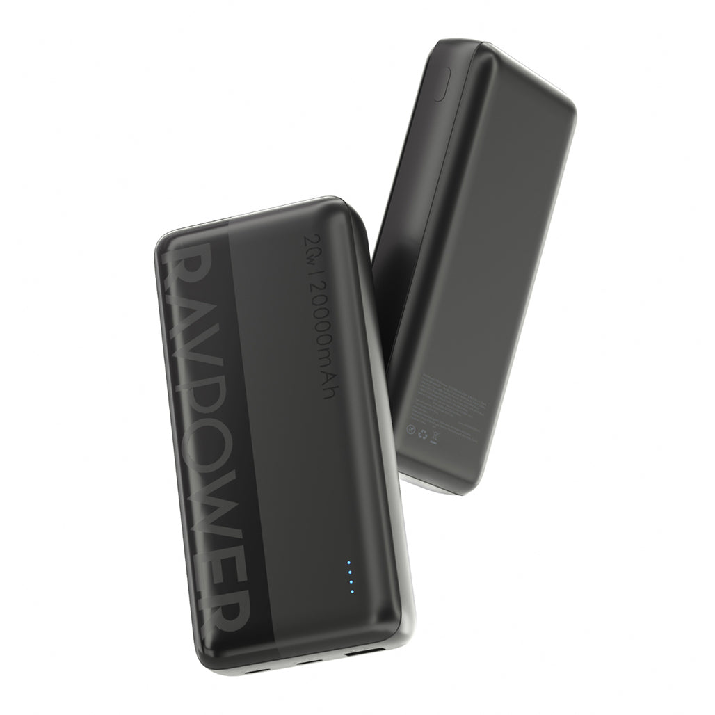 A Photo Of RAVPower RP-PB1229 20000mAh USB-C Power Bank – 22.5W Fast Charging, 20W PD, Triple Port, Portable Charger for iPhone, Samsung, iPad