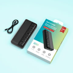 A Photo Of RAVPower RP-PB1229 20000mAh USB-C Power Bank – 22.5W Fast Charging, 20W PD, Triple Port, Portable Charger for iPhone, Samsung, iPad
