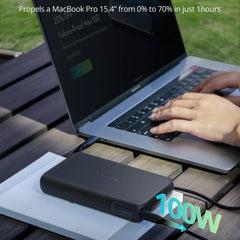 A Photo Of RAVPower RP-PB232 30,000mAh 100W USB-C Power Bank – Fast Charging Portable Charger for MacBook, iPhone 16 Pro Max, Galaxy, iPad, Steam Deck