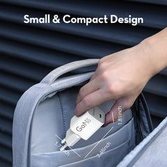 A Photo Of RAVPower RP-PC1056 30W USB-C GaN Wall Charger – PD 3.0 Fast Charging, Ultra-Compact Design, EU Plug | Ideal for MacBook Air 2023