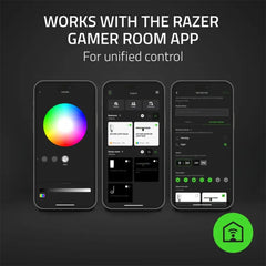 A Photo Of Razer Aether RGB Light Bars for PC – Smart Ambient Lighting with Voice Control & Chroma Sync