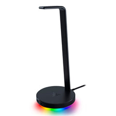 A Photo Of Razer Base Station V2 Chroma - Black Headset Stand with USB Hub, 7.1 Surround Sound, and Razer Chroma™ RGB