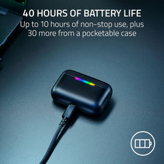 A Photo Of Razer Hammerhead V3 HyperSpeed - Wireless Gaming Earbuds