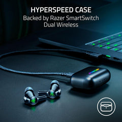 A Photo Of Razer Hammerhead V3 X HyperSpeed - Wireless Gaming Earbuds