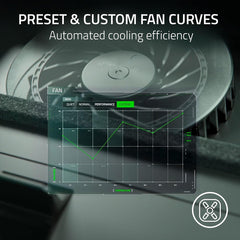A Photo Of Razer Laptop Cooling Pad – Smart RGB Cooling Stand for 14” to 18” Gaming Laptops