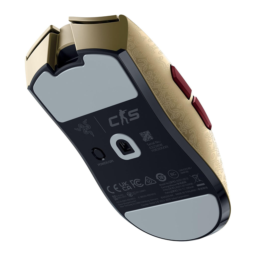 A Photo Of Razer Viper V3 Pro - Counter-Strike 2 Dragon Lore Wireless Gaming Mouse