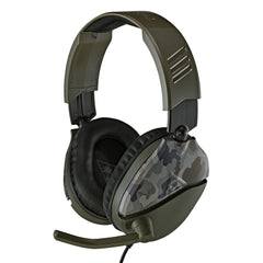 A Photo Of Turtle Beach Recon 70 Green Camo Multiplatform Gaming Headset