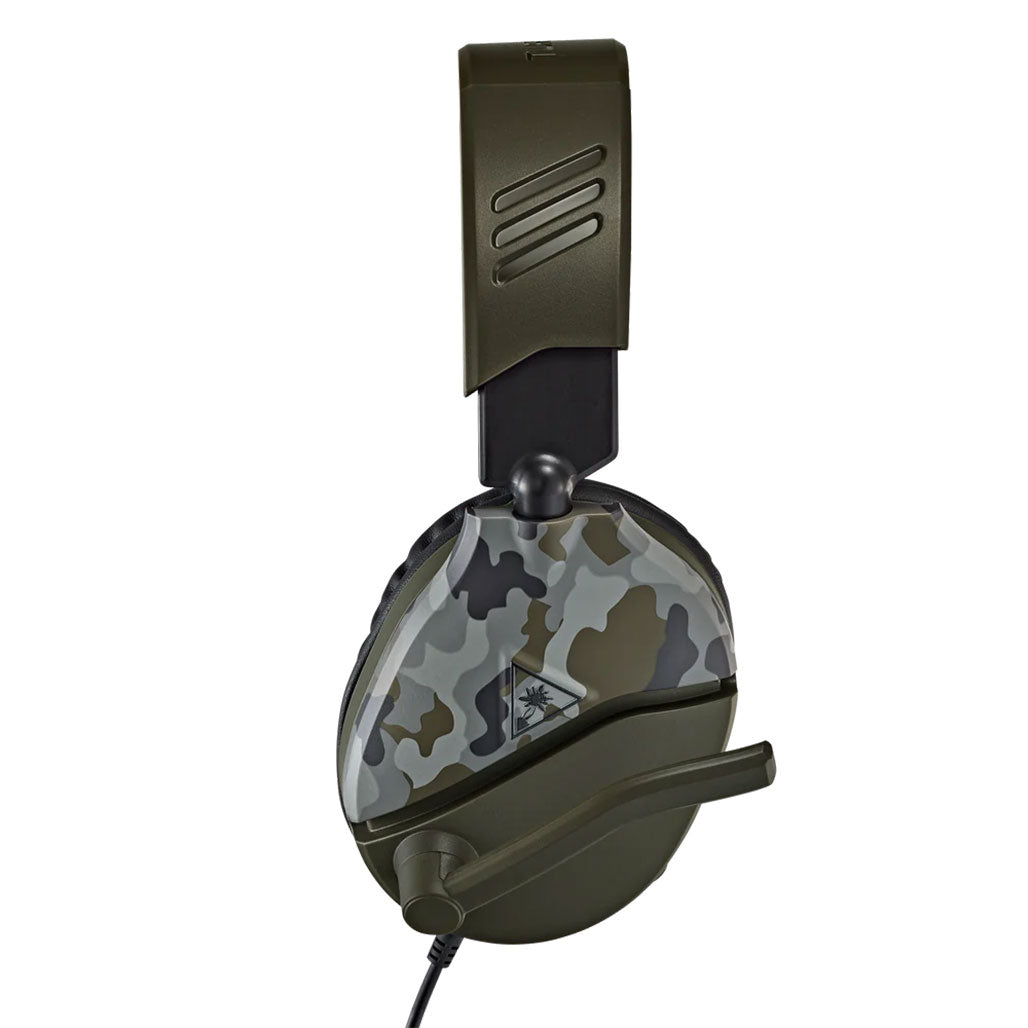A Photo Of Turtle Beach Recon 70 Green Camo Multiplatform Gaming Headset