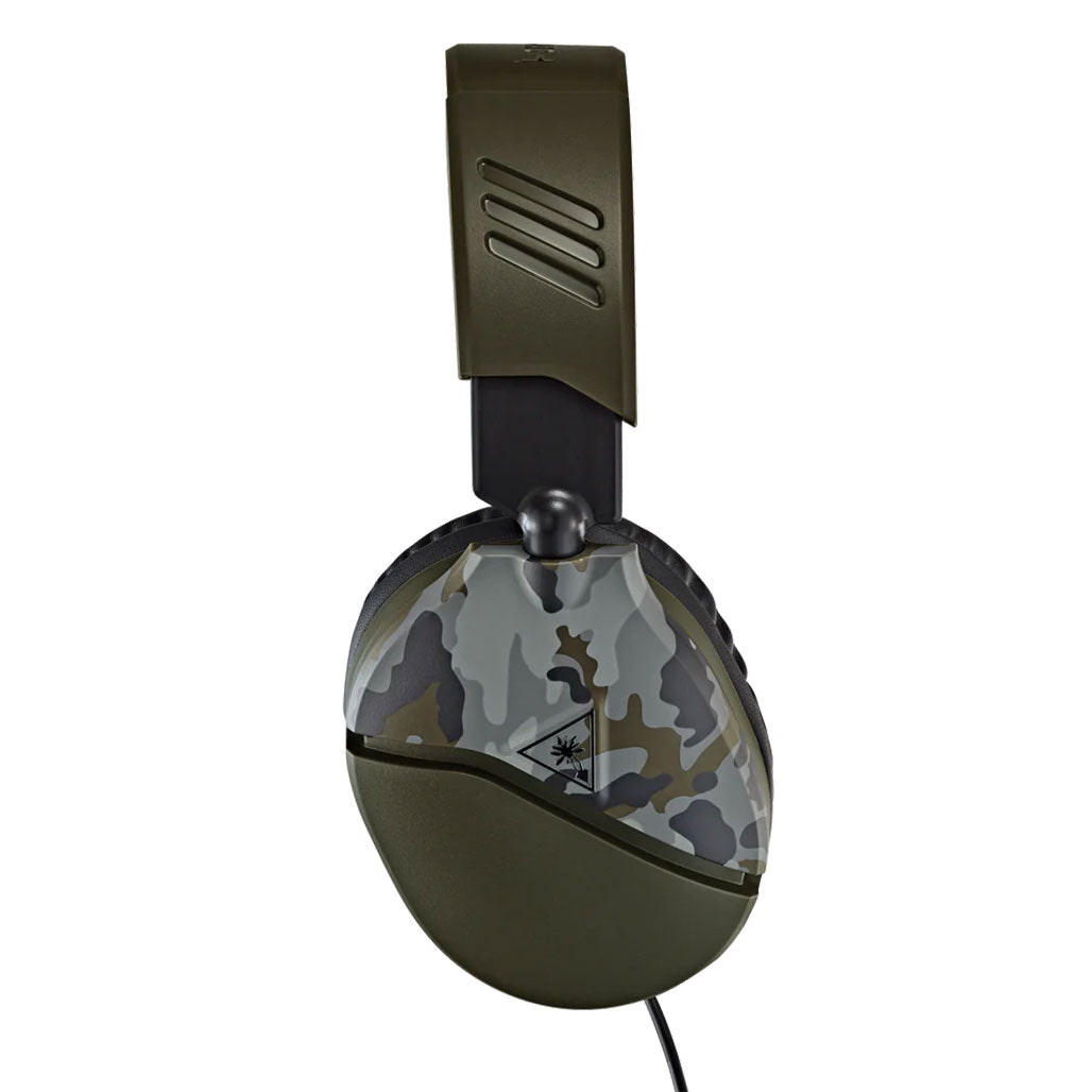 A Photo Of Turtle Beach Recon 70 Green Camo Multiplatform Gaming Headset