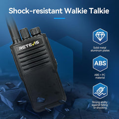 A Photo Of Retevis P62 Walkie Talkie - Long Range IP68 Waterproof Dual Band Radio
