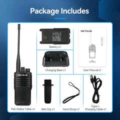 A Photo Of Retevis P62 Walkie Talkie - Long Range IP68 Waterproof Dual Band Radio